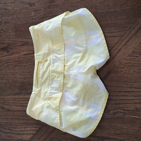 Mellow yellow lululemon speed shorts - Picture 4 of 8